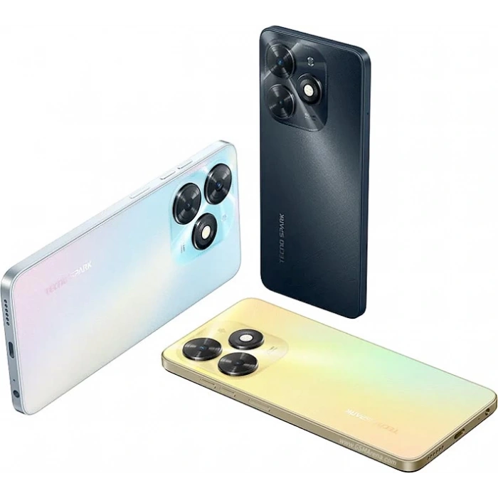 Teşir Tecno Spark 20C 128 GB Siyah (Tüm Malzemesi Mevcuttur)