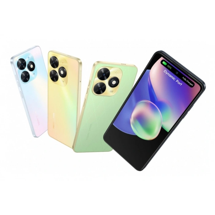 Teşir Tecno Spark 20C 128 GB Siyah (Tüm Malzemesi Mevcuttur)