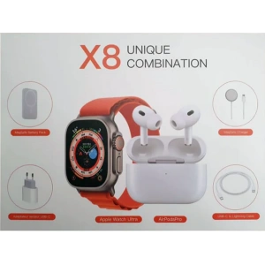 X8 Akıllı Saat ve Combo Set.