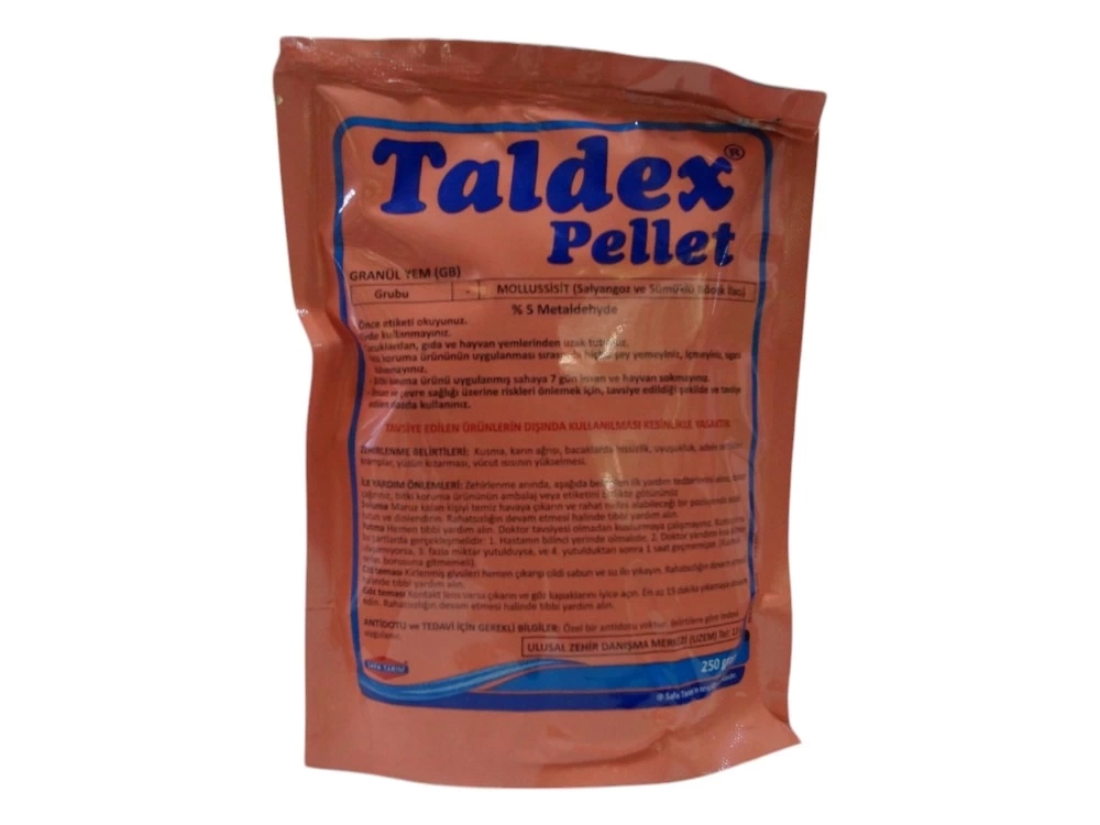 TALDEX PELLET 250 Gr (Salyangoz-Sümüklü Böcek İlacı)