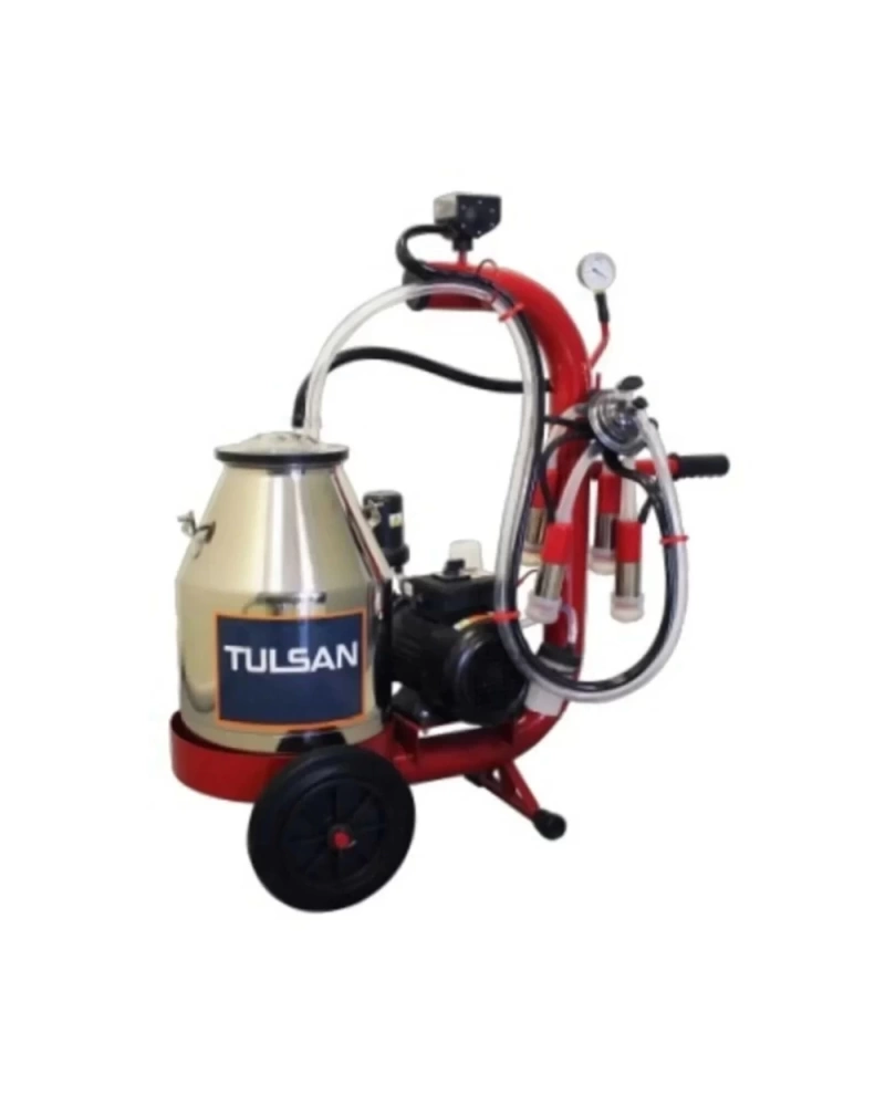 Tulsan Süt Sağma Makinesi 30 LT(Tek Sağım,Kuru Sistem)