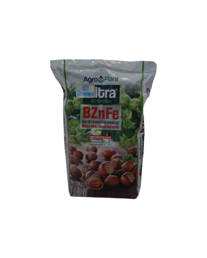 Ultra Bzn fe Mikro Besin Bitki Karışımı Gübre 10 Kg