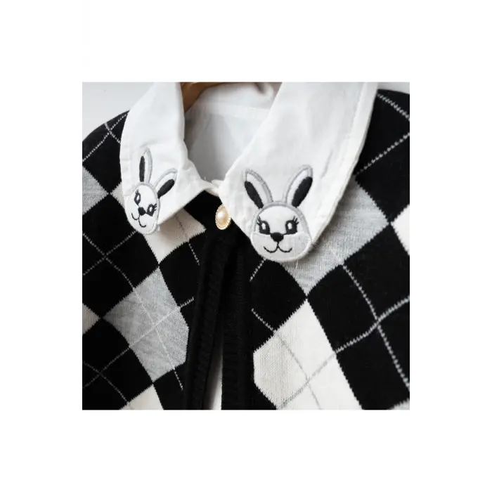 My Lusa Baby Maral Kız Çocuk Triko Ceketli Pile Etek Takım - 2-5 Yaş (Kahve / Lila / Siyah)