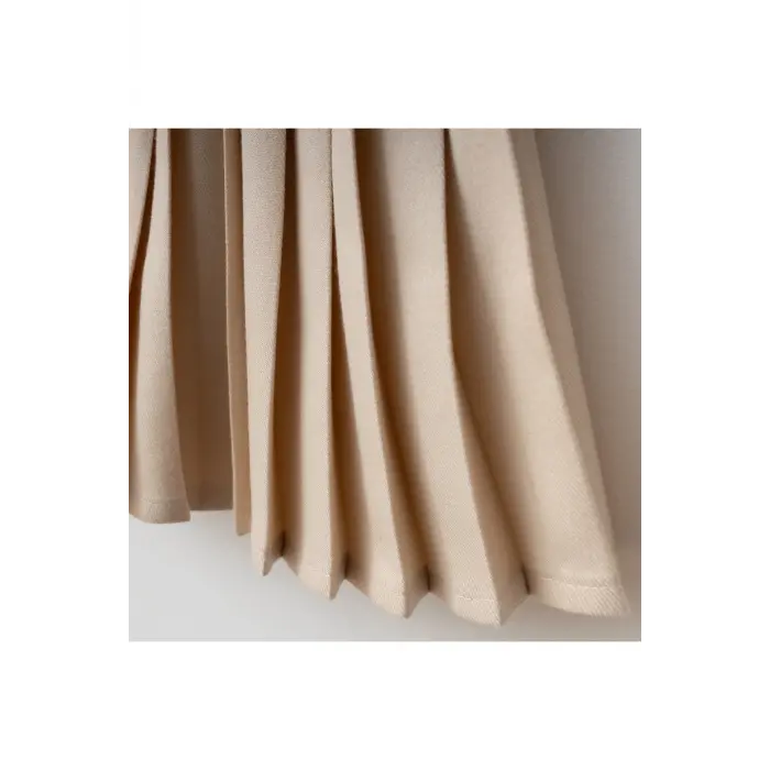 My Lusa Baby Maral Kız Çocuk Triko Ceketli Pile Etek Takım - 2-5 Yaş (Kahve / Lila / Siyah)