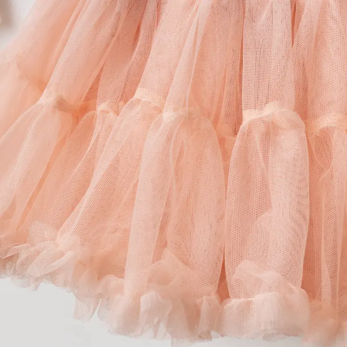 Lora Tüllü Etek ve Baskılı Tişört Kız Çocuk 2’li Takım 4209