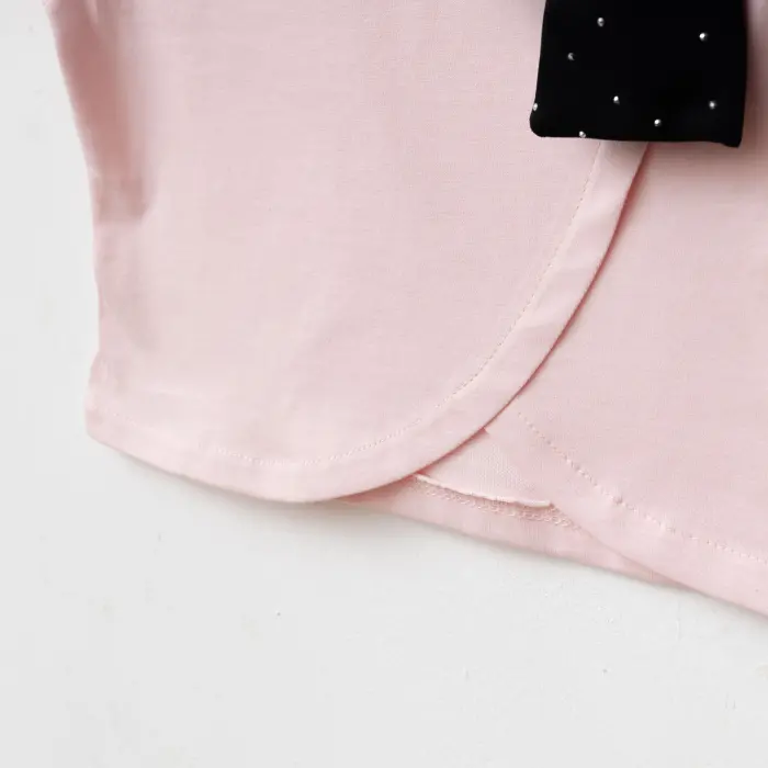 Liora Fiyonk Detaylı Tişört ve Tütü Etekli Kız Çocuk İkili Kombin 4206