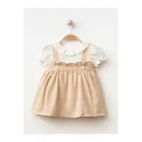 Dantel Detaylı Kız Bebe ELbise