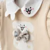 Lusa Bunny Kız Çocuk Triko Süveterli Gömlek ve Pileli Etek 3lü Kombin