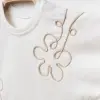 Mavelle Kız Çocuk Nakışlı Pamuk Tişört & Müslin Şort Takım
