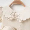 My Lusa Lumeya %100 Pamuklu Çanta Detaylı Vintage Kız Çocuk Elbise