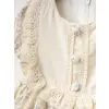 Düğme detaylı Kız Bebe Elbise