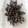 Çiçek Aksesuarlı Süet Şort Etekli Kız Çocuk Takım
