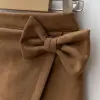 Çiçek Aksesuarlı Şort Etekli Kız Çocuk Takım