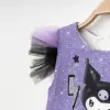 Kuromi Baskılı Taçlı Kız Abiye