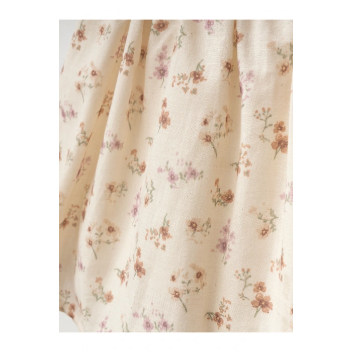 Çiçek Desenli Kız Bebe Elbise