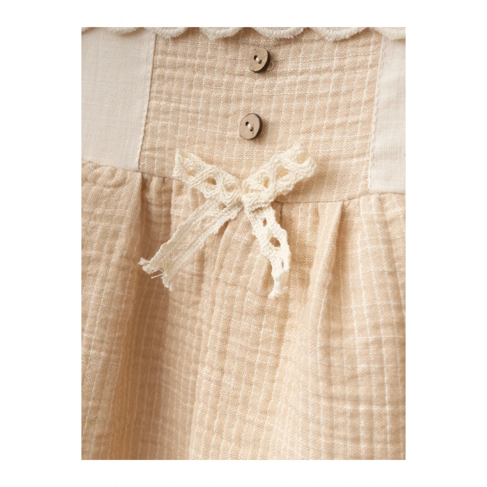 Fiyonk Detaylı Kız Bebe Elbise