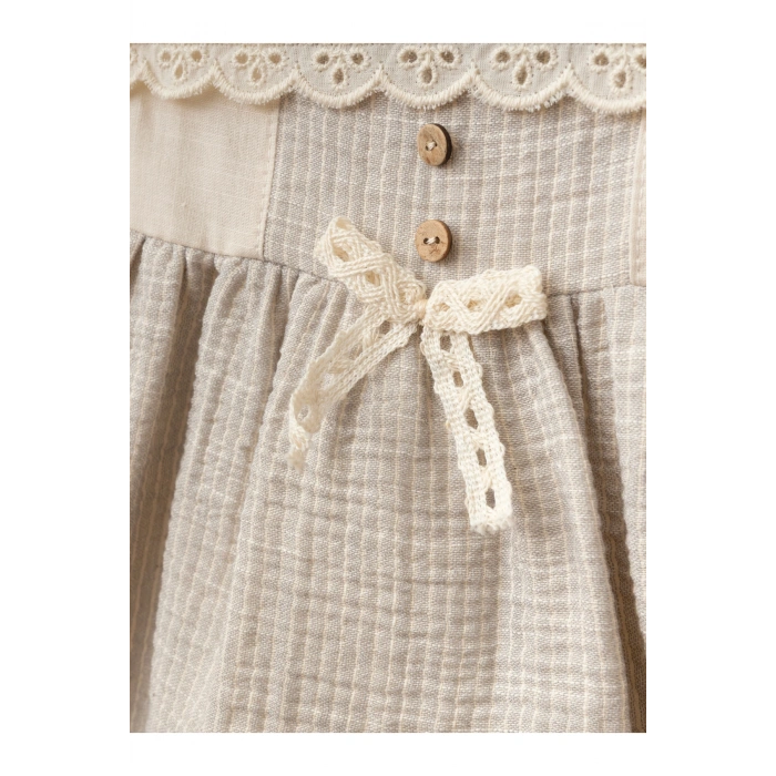 Fiyonk Detaylı Kız Bebe Elbise