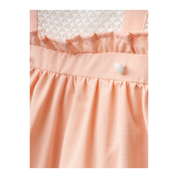 Dantel Detaylı Kız Bebe ELbise