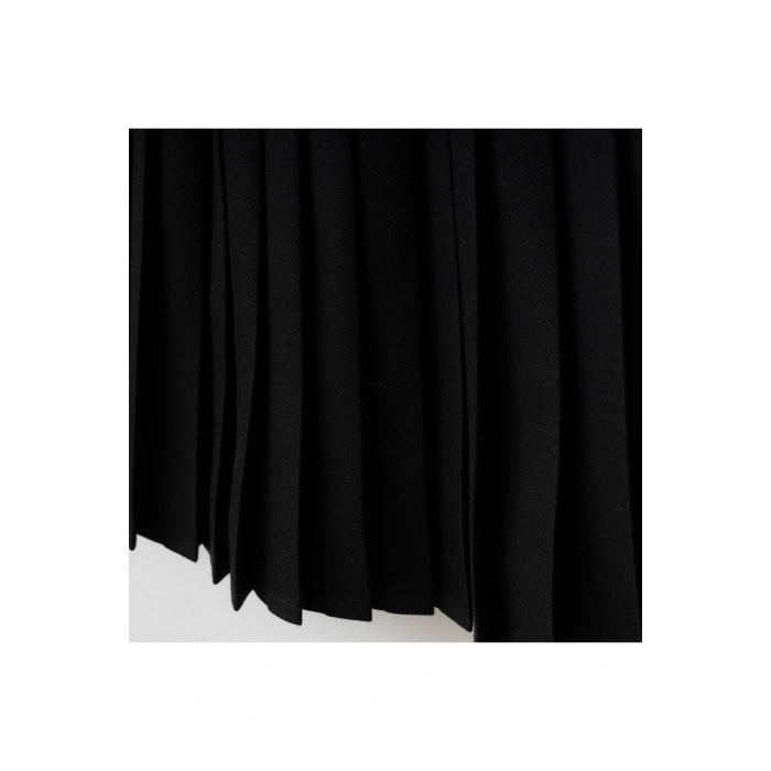 Suna Kız Çocuk Fiyonk Detaylı Uzun Kollu Ribana Bluz ve Piliseli Etek Takımı 2-5 Yaş