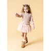 Nilay Triko Ponponlu Kazak & Tül Etek Kız Çocuk Takımı