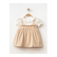 Dantel Detaylı Kız Bebe ELbise
