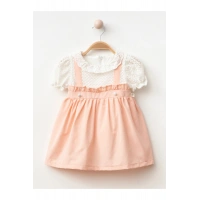 Dantel Detaylı Kız Bebe ELbise