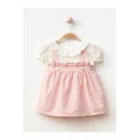 Dantel Detaylı Kız Bebe ELbise