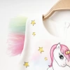 Unicorn Baskılı Kız Abiye