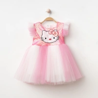 Hello Kitty Pullu Kız Abiye