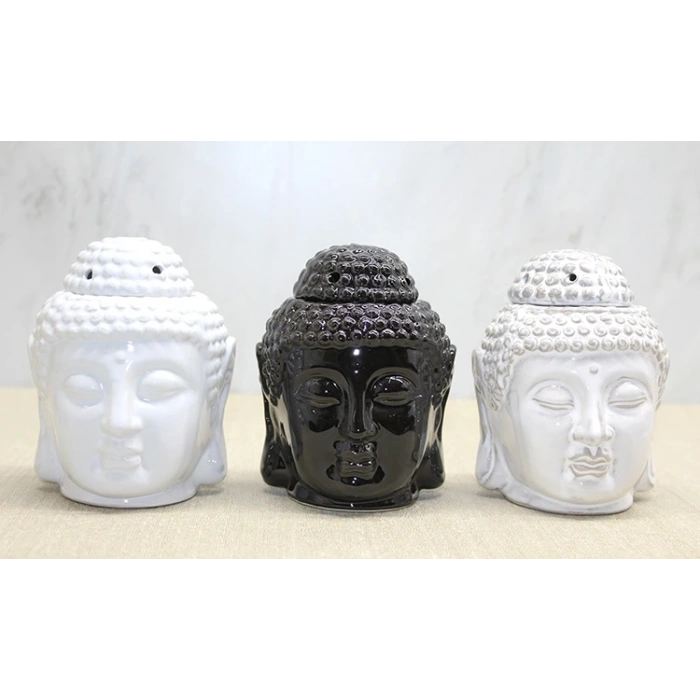 Seramik Buda Büstü Buhurdanlık Alk4447
