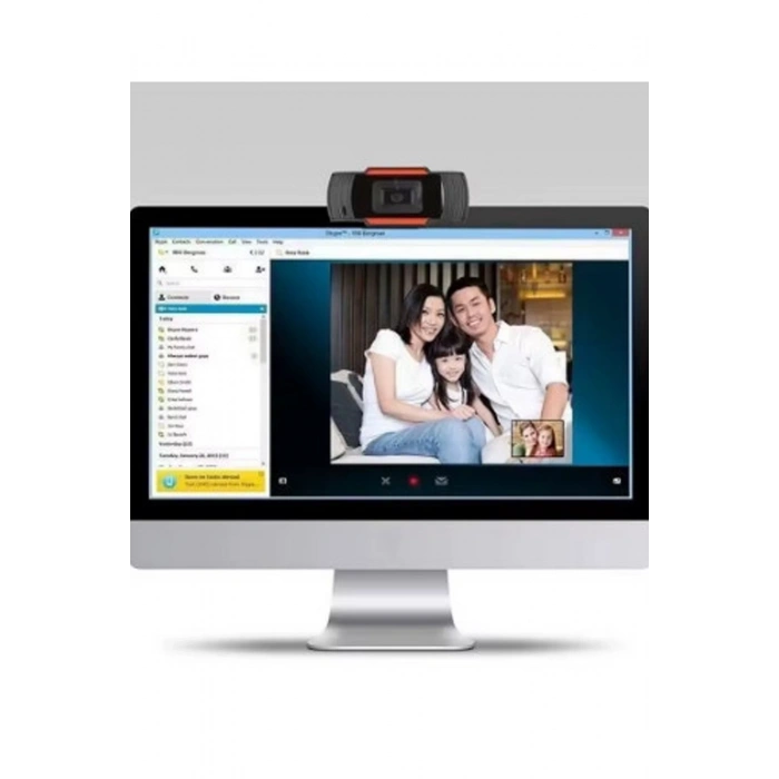 Webcam Orjınal 1080p Konferans Kamera Dahili Mikrofon Chat Görüntülü Sohbet Yayın Kamerası Hd Video