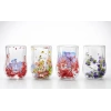 Çift Camlı Çiçekli Bardak Alk4470