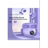 Yxg‑10 Bluetooth Kulaklık | Kablosuz Spor Ve Günlük Kullanım İçin – Mikrofonlu Ergonomik Şarjlı Mor