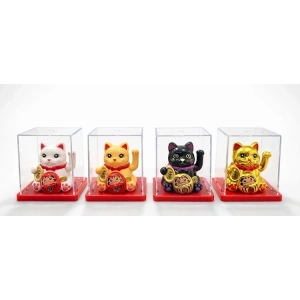 Güneş Enerjili Sallanan Şans Kedisi - Maneki Neko Alk4526