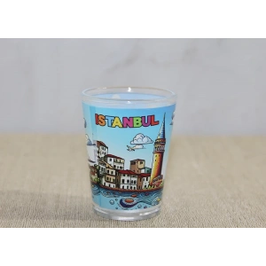 İstanbul Temalı Cam Shot Bardak Alk4358