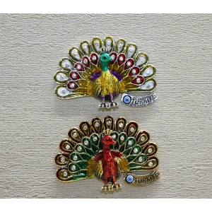 Swaroski Tavuskuşu Magnet Alk3852