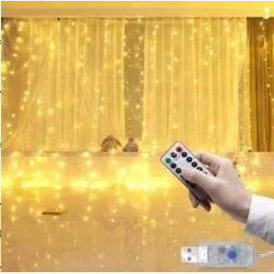 Tel Perde Led 3*3m 300 Led Gün Işığı