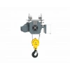 1000 KG 2 Hareketli Monoray Vinç ( Yürütme Motorsuz )