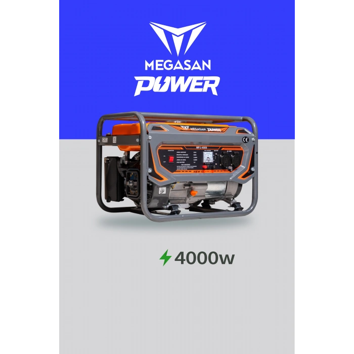 MEGASAN POWER BENZİNLİ JENERATÖR MPJ-4000
