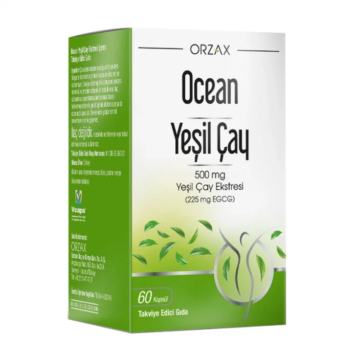 Ocean Yeşil Çay Ekstresi 500 mg 60 Kapsül
