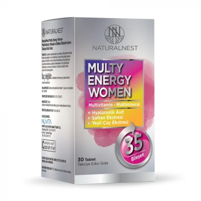 Naturalnest Multy Energy Women 30 Tablet