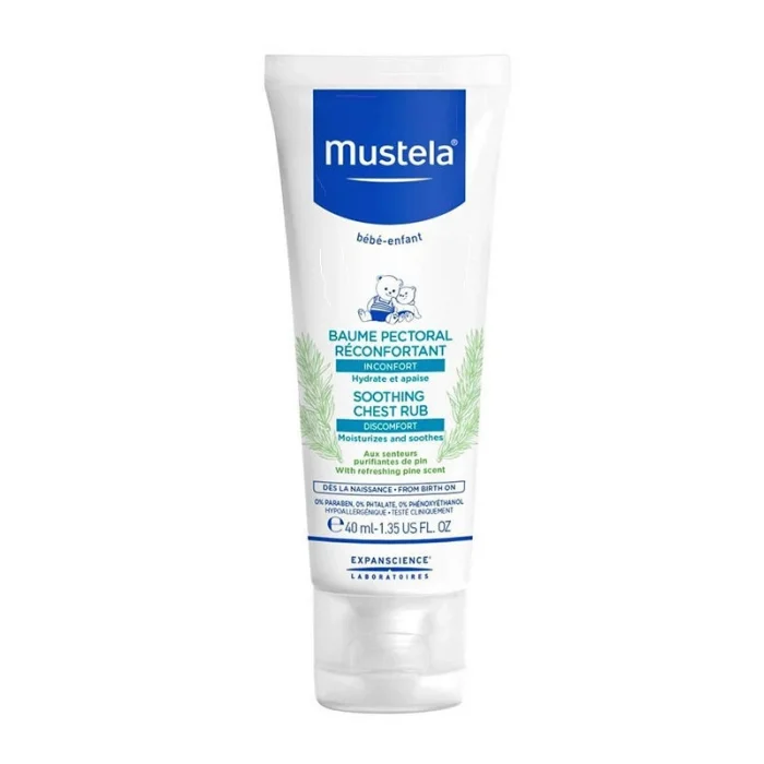 Mustela Soothing Chest Rub (Yatıştırıcı Göğüs Balsamı) 40 ml
