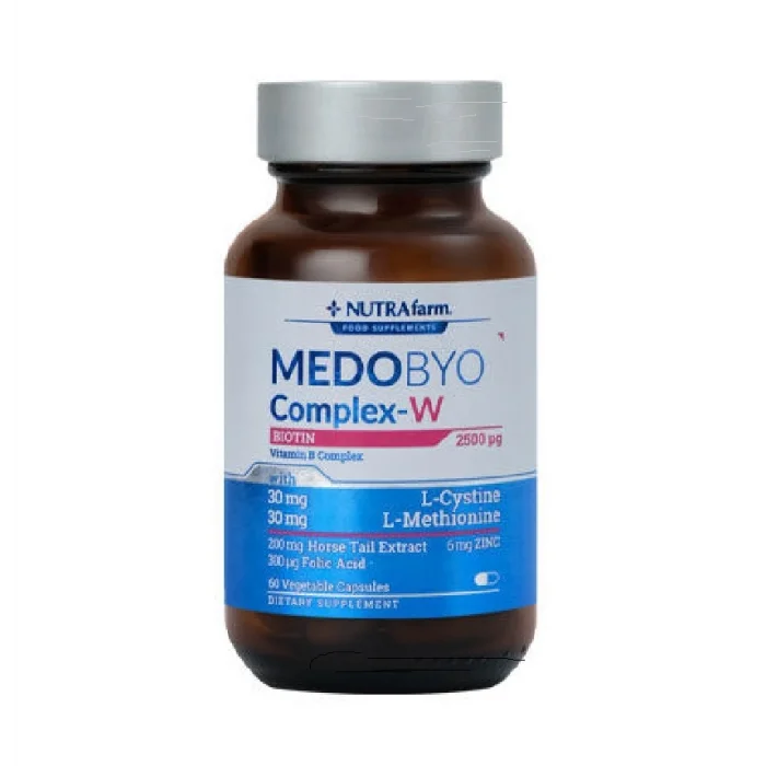 NutraFarm Medobyocomplex-W Biotin 60 Kapsül