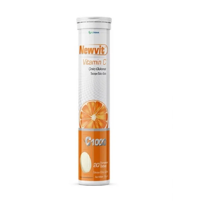 Newvit Vitamin C Çinko 20 Efervesan Tablet