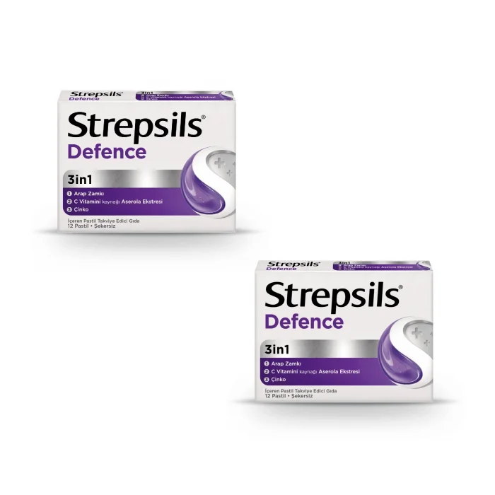 Strepsils Defence Takviye Edici Gıda 12 Pastil