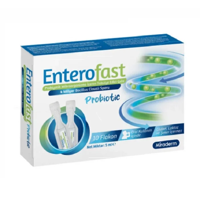 Enterofast Yetişkin Probiotic 10 Flakon