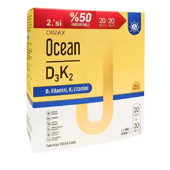 Ocean D3K2 2li Paket 40 ml Damla