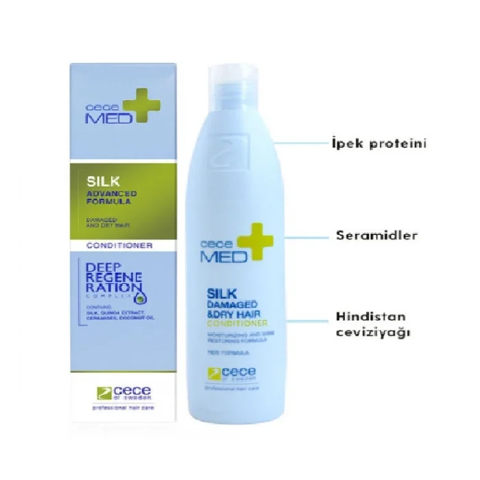 CeceMED Kuru Yıpranmış ve Boyalı Saçlar İçin Saç Kremi 300 ml