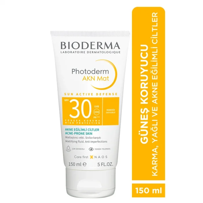Bioderma Photoderm AKN Mat Spf30+ Güneş Koruyucu Krem 150 ml