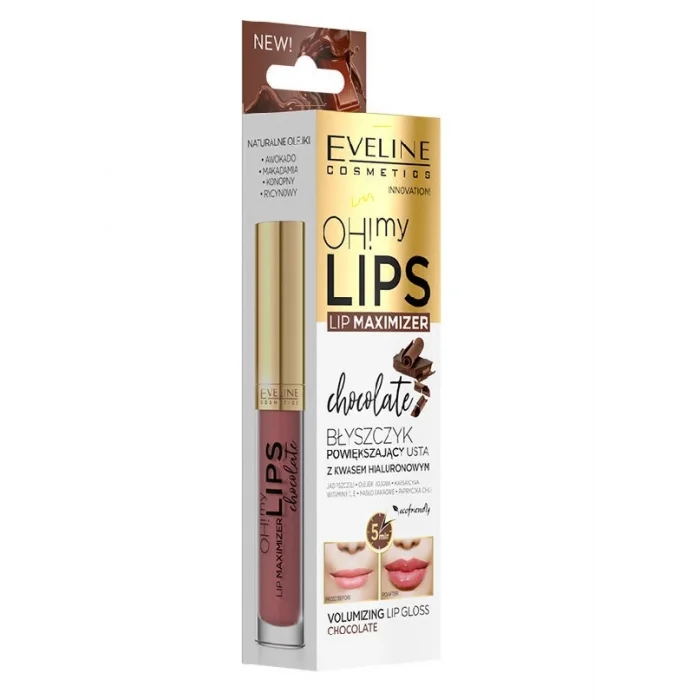 Eveline Cosmetics Dudak Parlatıcı 4.5 ml Çikolata